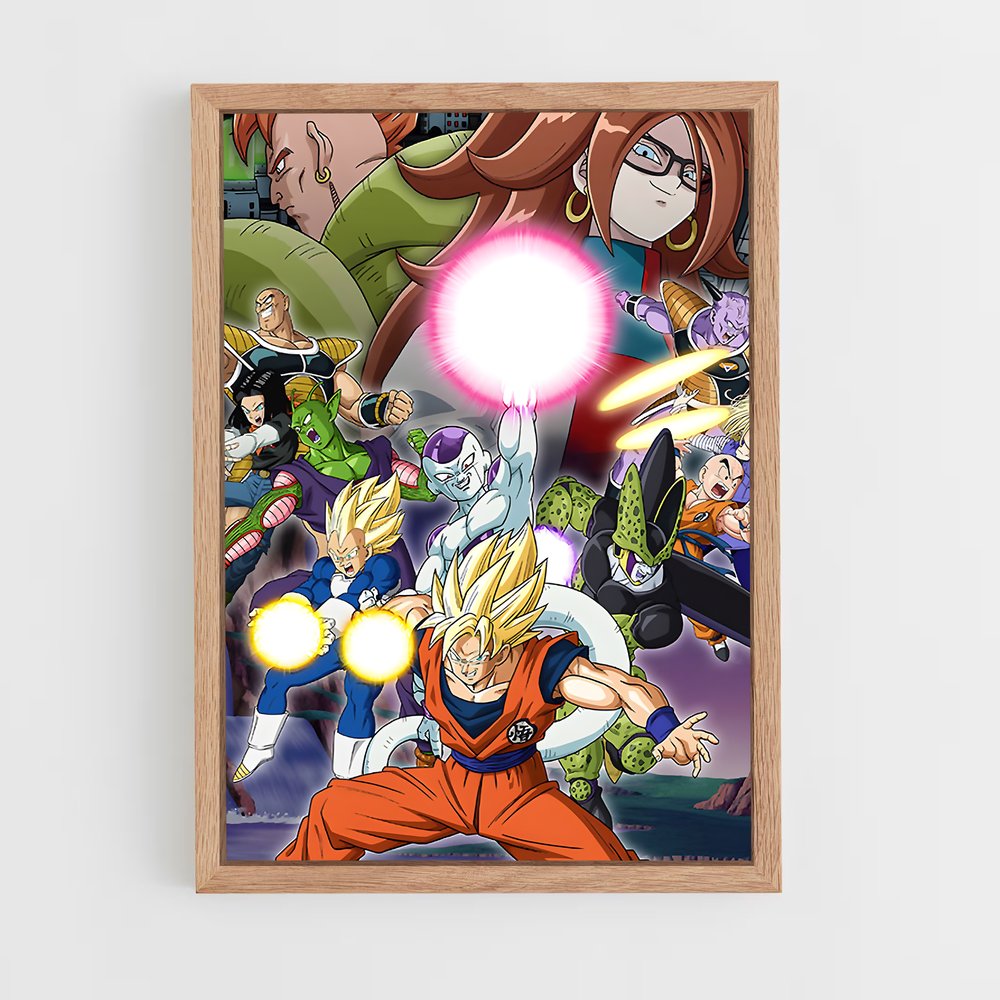 Poster Dragon ball – affiche Dragon ball fighterz (vue 4)